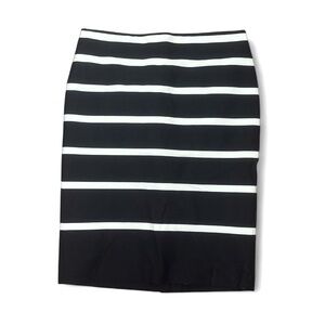 Talbots Striped Pencil Skirt